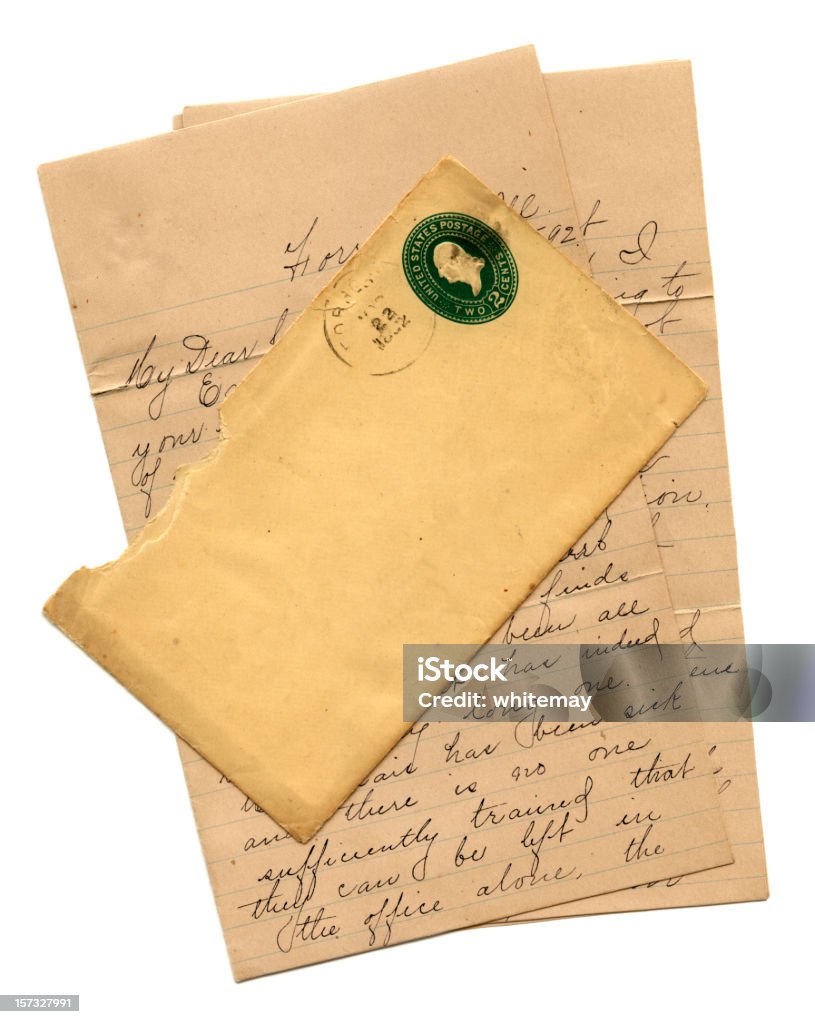 América Latina e envelope 1892 - Royalty-free Página Foto de stock