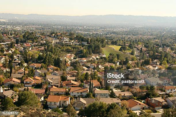 Valle Di San Fernando - Fotografie stock e altre immagini di California - California, Valle di San Fernando, Periferia