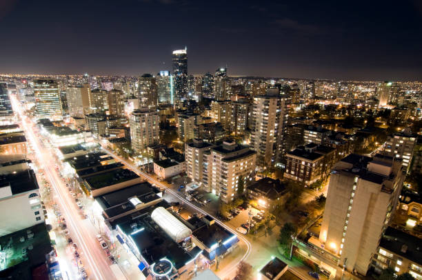 istock Vancouver High-Rises and City Lights at Night 157328399