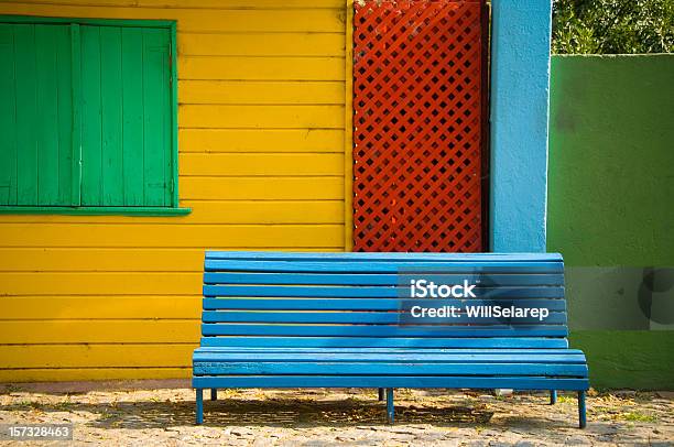 Bank In La Boca Stockfoto und mehr Bilder von La Boca - La Boca, Mauer, Buenos Aires