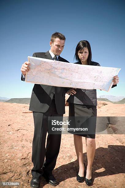 Were Lost Stock Photo - Download Image Now - Road Map, Planning, People