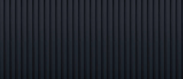 istock black metal siding fence striped background 1573287031