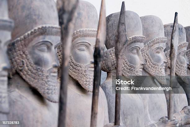 Persian Warriors In Line Stock Photo - Download Image Now - Persian Culture, Iran, Empire