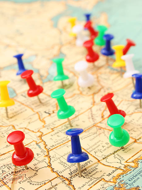 istock Pushpins in the United States 157329068