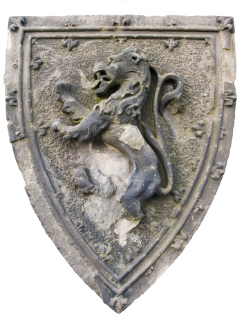 Coat of arms with standing lion. Please see some similar pictures from my portfolio: