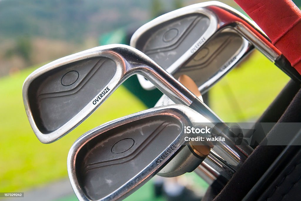 golf Club macro - Foto stock royalty-free di Ambientazione esterna