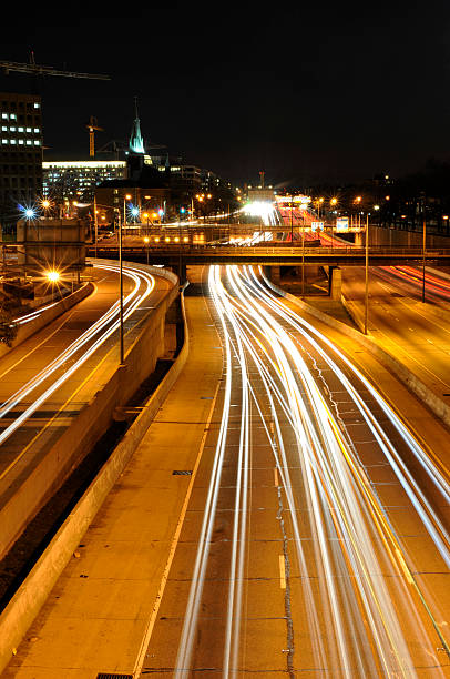 istock Busy Highways in Washington DC at Night 157329414