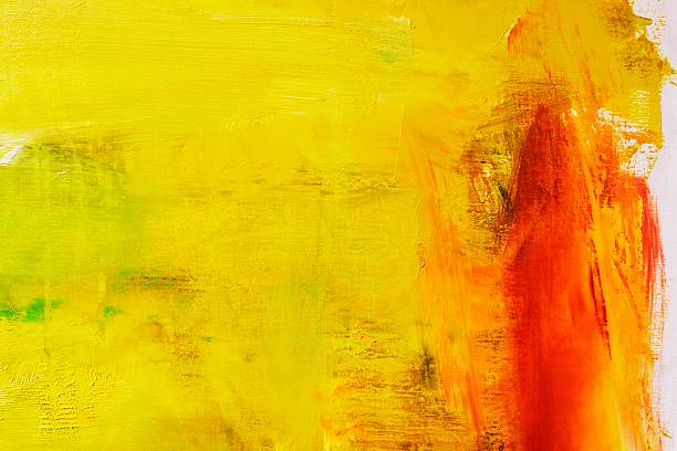 istock Abstract painted red and yellow art backgrounds. 157329482