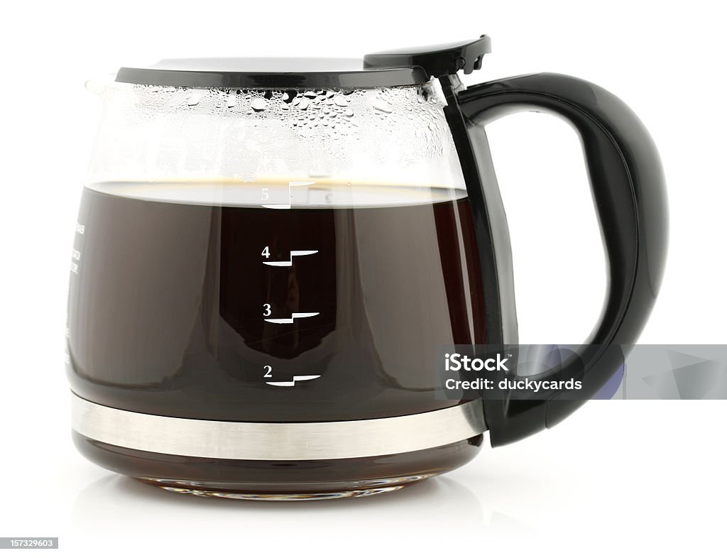 Glass Coffee Carafe Stock Photo - Download Image Now - Coffee Pot