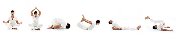 Yoga XXL Yoga positions noah young stock pictures, royalty-free photos & images