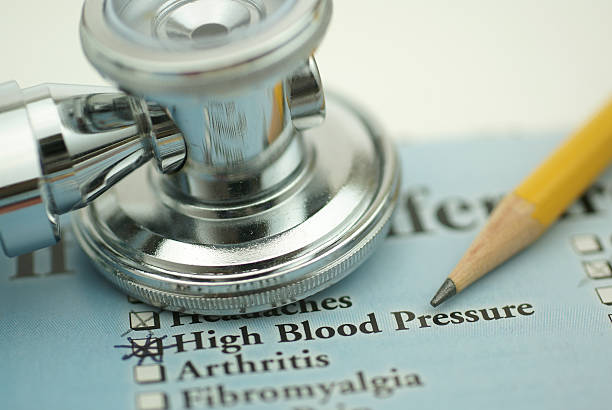 istock high blood pressure and stethoscope 157329798
