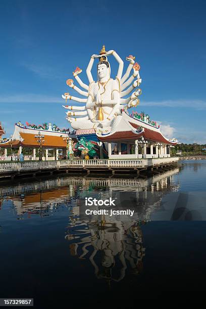 Big Guan Yin Em Wat Plai Laem Em Koh Samui - Fotografias de stock e mais imagens de Ao Ar Livre - Ao Ar Livre, Arquitetura, Arranjar