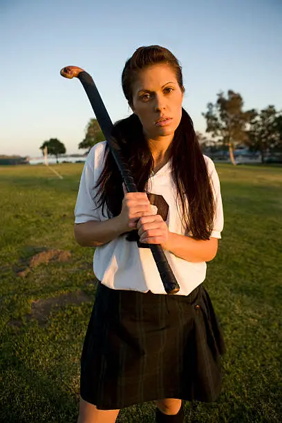CANON EOS 5D. Portrait of a female hockey player looking into camera. http://img710.imageshack.us/img710/2086/banner2sports3.jpg
