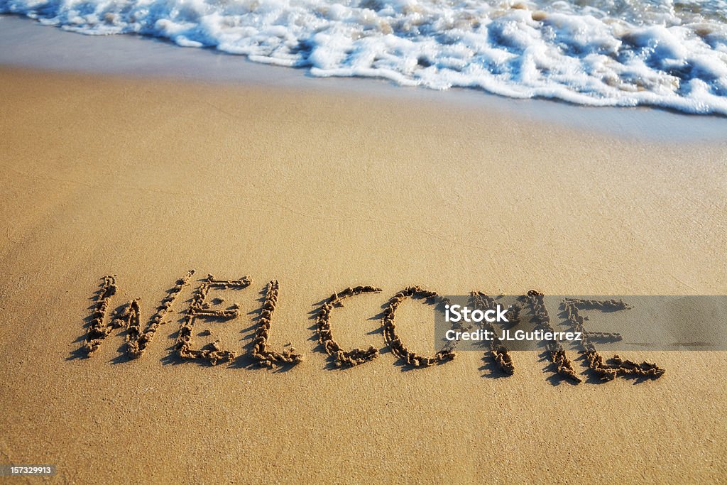 Bienvenue - Photo de Panneau de bienvenue libre de droits