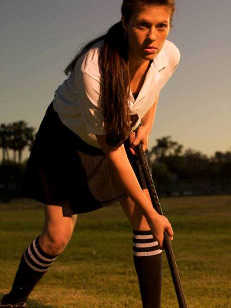 istock Field Hockey Player 157329927