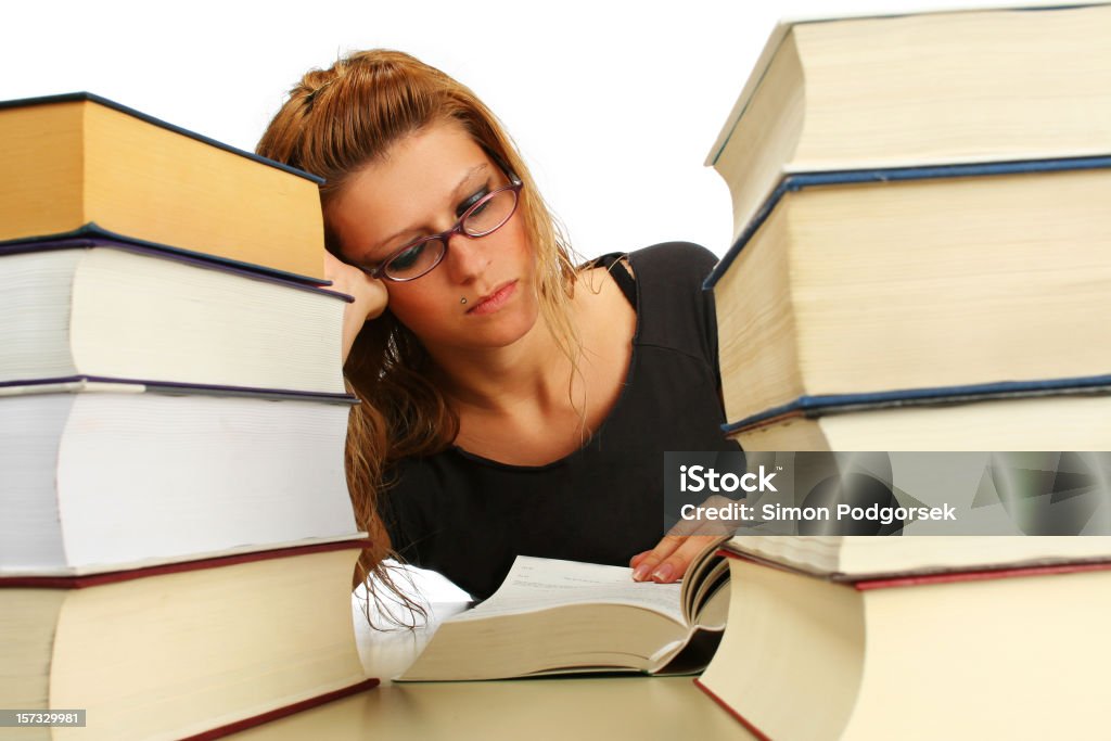 Duro de estudo - Foto de stock de Adulto royalty-free