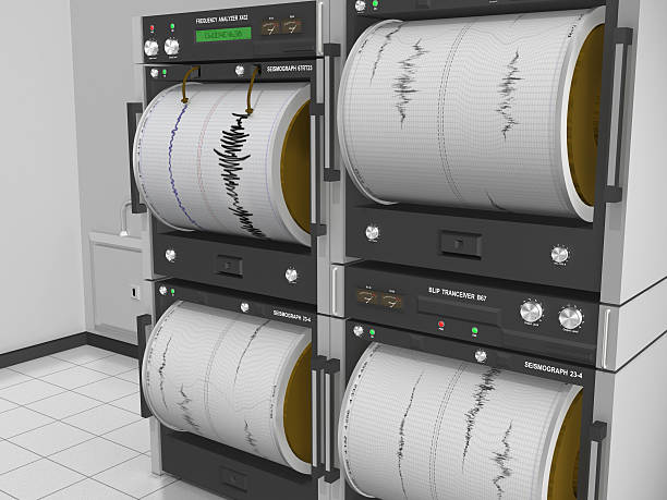 Seismograph Machine-Angle View – Foto