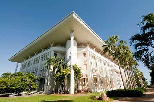 The parliament building for Australia's Northern Territories in Darwin, the State Capital.