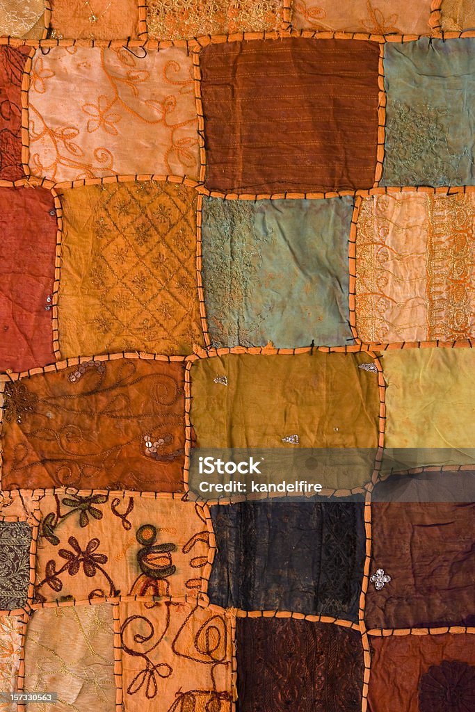 Arabi Uniti Patchwork - Foto stock royalty-free di Arancione