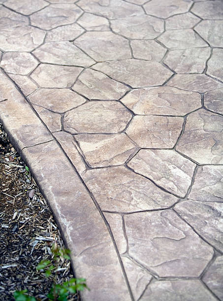 istock Stamped Concrete Patio 157330762