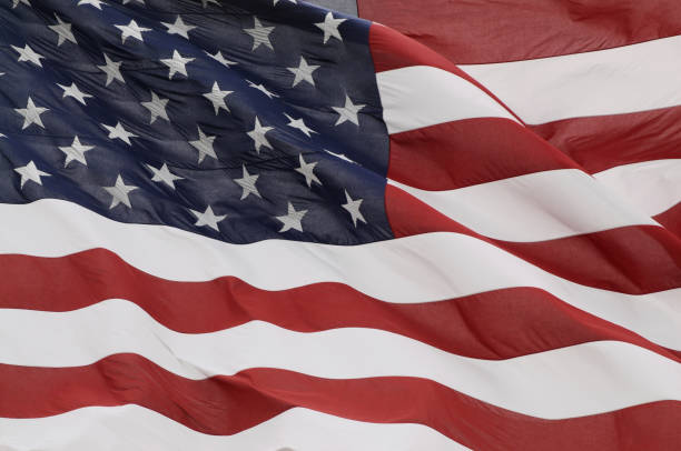 istock Close up of American Flag 157330800