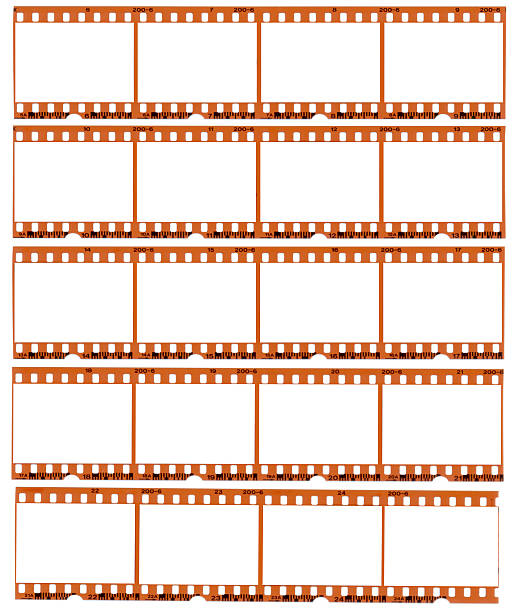 istock Color 35mm Negative Film Strips 157330818