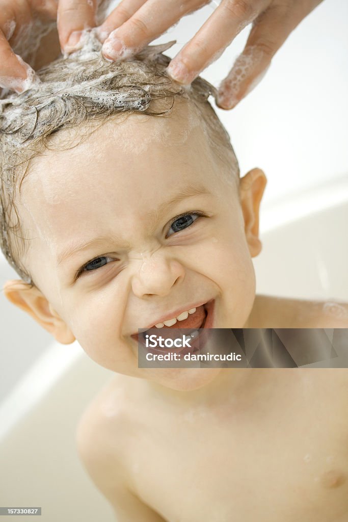 Baby in der Badewanne - Lizenzfrei Kind Stock-Foto