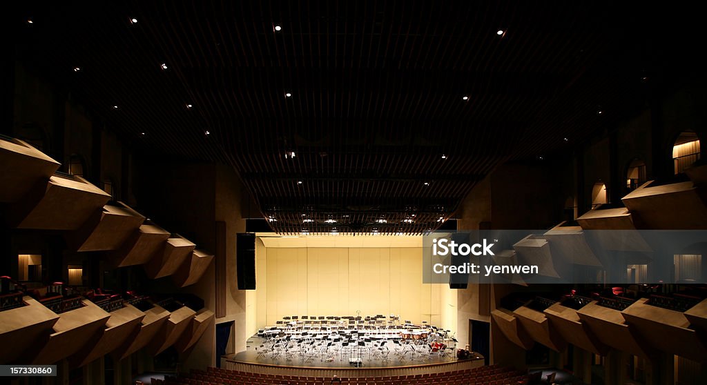 Leere Bühne in Concert Hall - Lizenzfrei Orchester Stock-Foto