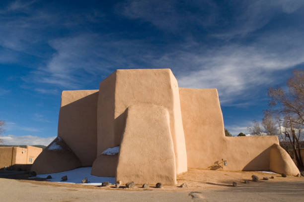 Rear of The San Francisco de Asis Church, Rancho de Taos, New Mexico.