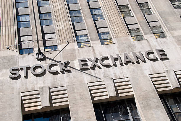 bolsa de valores - new york stock exchange - fotografias e filmes do acervo