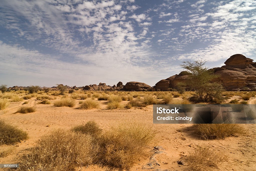 클라우드 및 사막 - 로열티 프리 가뭄 스톡 사진