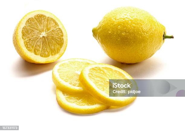 Fresh Lemon Stock Photo - Download Image Now - Acid, Bisected, Circle