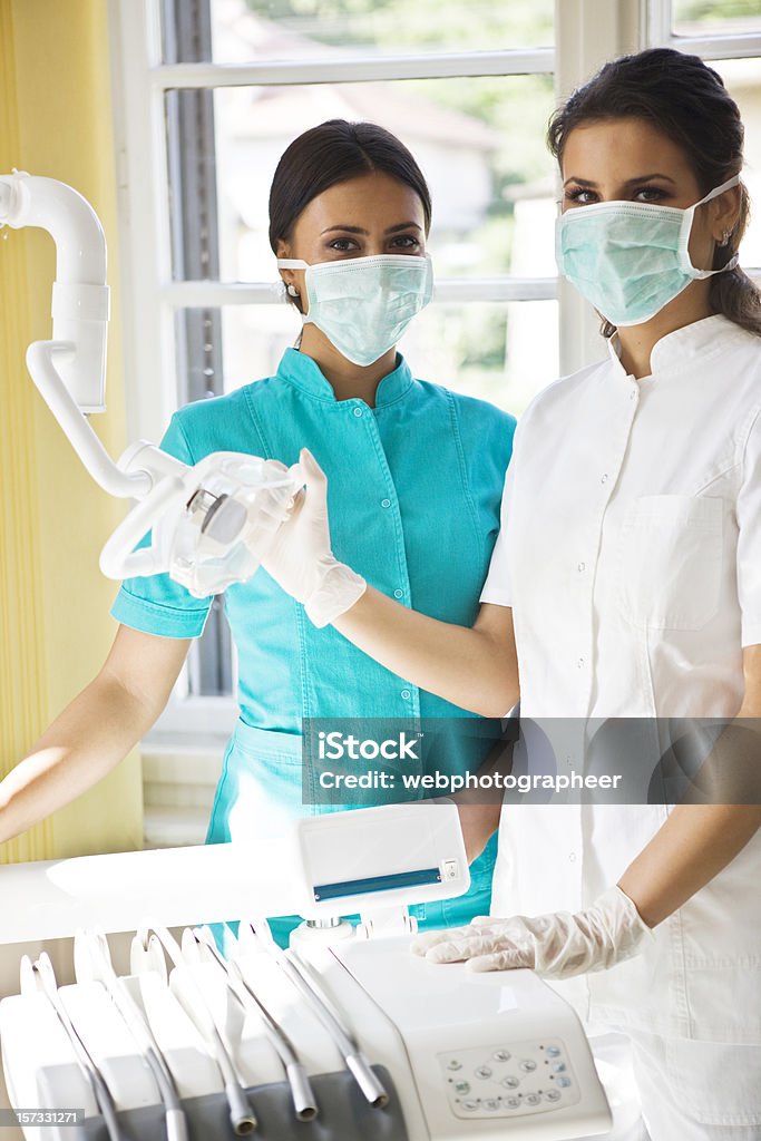 Dental Teamarbeit - Lizenzfrei Arbeiten Stock-Foto