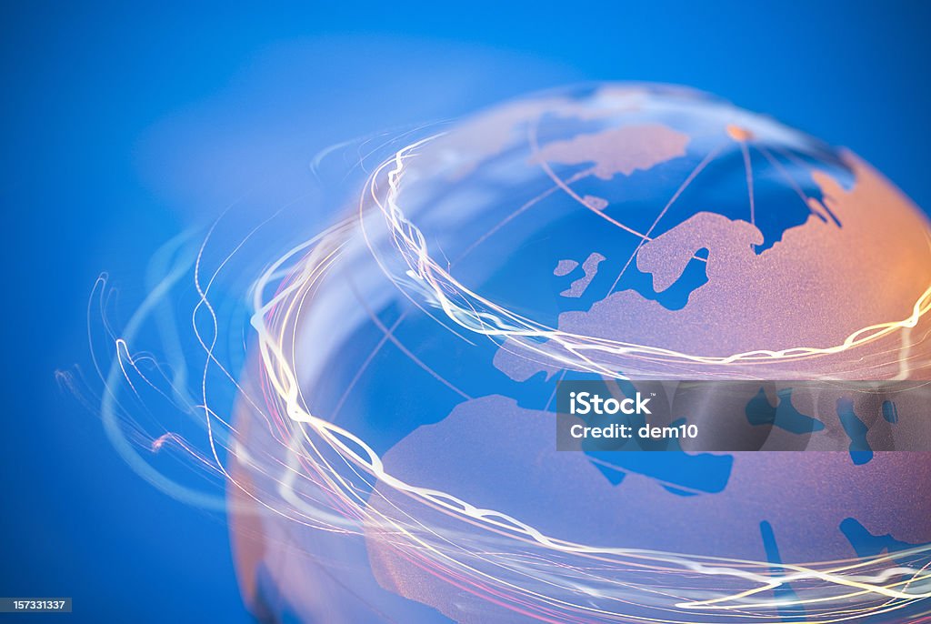Spining mundo globo - Foto de stock de Globo terrestre royalty-free