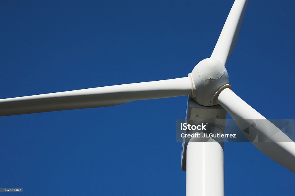Wiatr Dostarczył energii elektrycznej Budowę - Zbiór zdjęć royalty-free (Turbina wiatrowa)