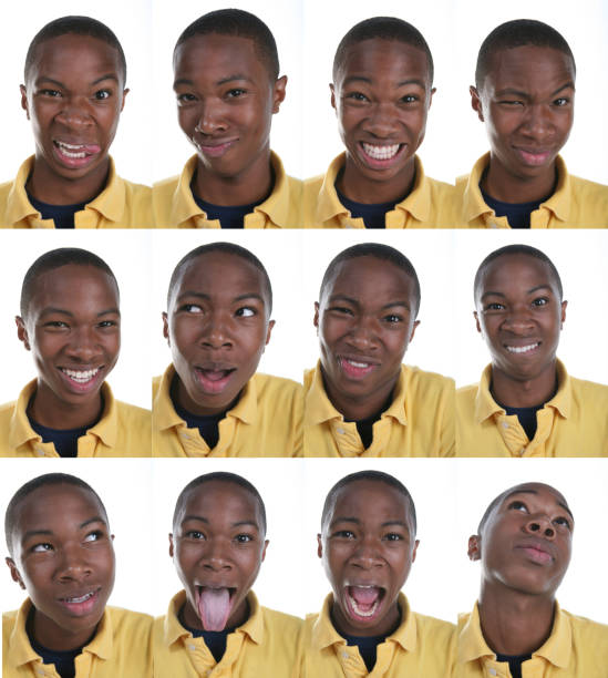 istock African American Boy With Various Facial Expressions 157331547