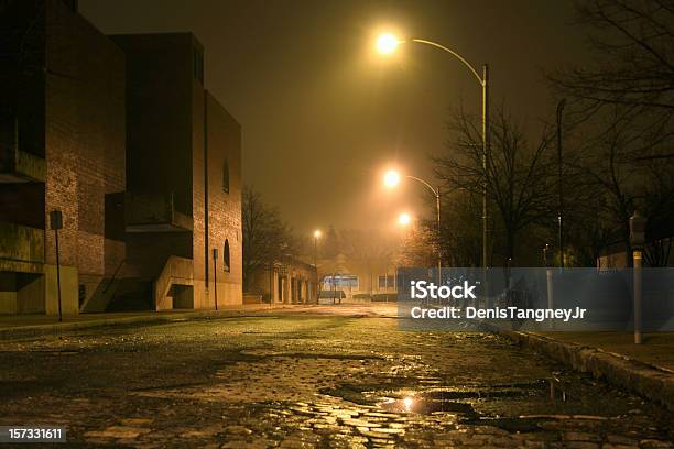 야간 Mist 섬뜩한에 대한 스톡 사진 및 기타 이미지 - 섬뜩한, 도시, 무서움