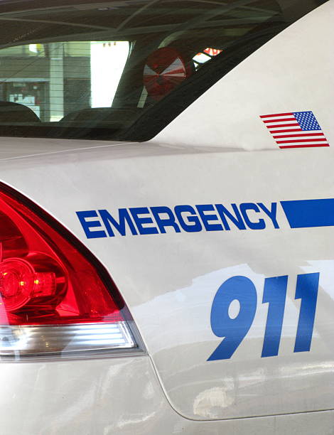 istock Police Car Emergency 911 Close Up 157331631