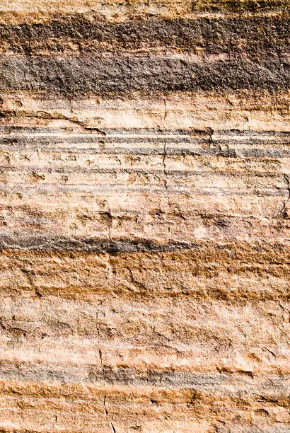 Photo of Layered Rock Background