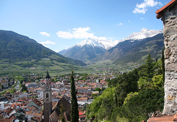 meran, tirol do sul - merano imagens e fotografias de stock