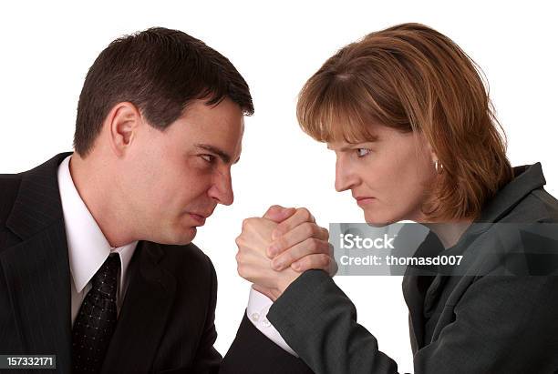 Man Vs Woman Stock Photo - Download Image Now - Adult, Aggression, Beautiful People