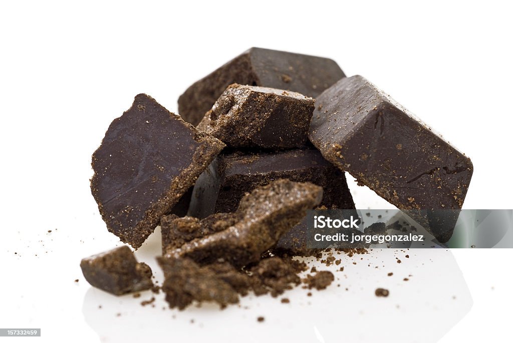 Blocchi di cioccolato - Foto stock royalty-free di Cioccolato