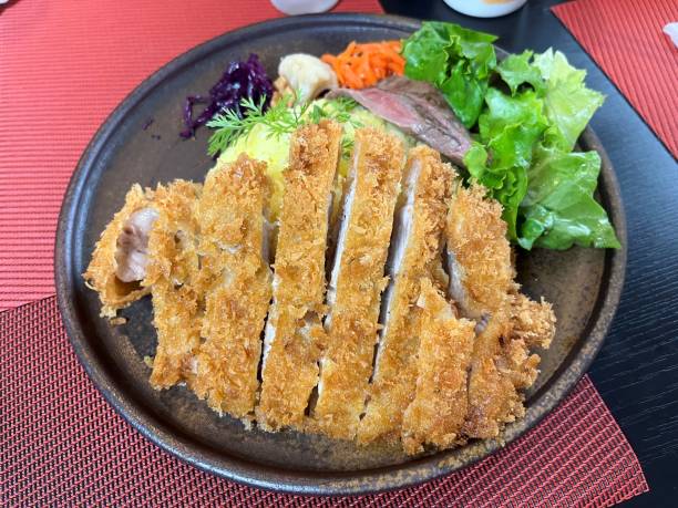 istock The Fried Pork Rice in a Japanese restaurant 1573325198