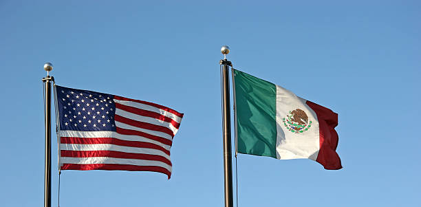 istock United States And Mexico Flags 157332566