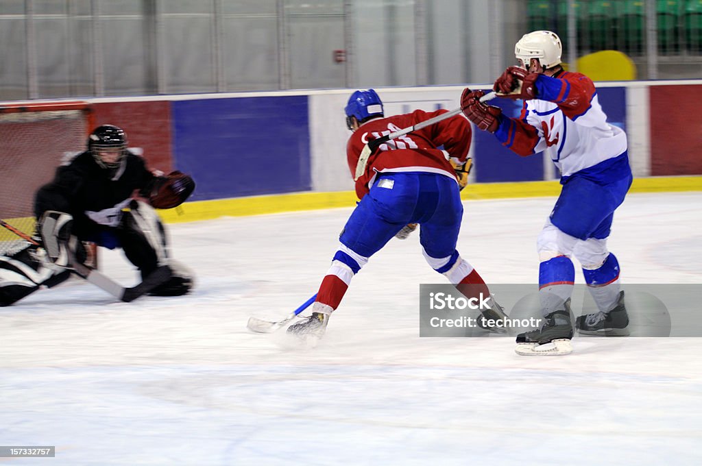 hockey su ghiaccio - Foto stock royalty-free di Attività