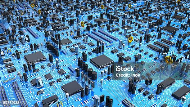 Abstract Hardware Stock Photo - Download Image Now - Circuit Board, Computer Chip, Network Server