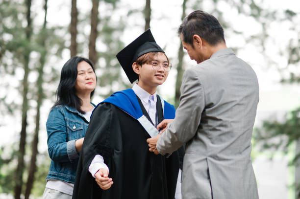 istock Son, I am proud of you. 1573329591