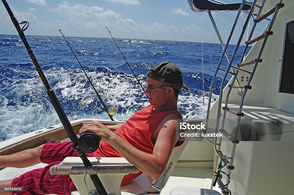 Esperando para los peces - Foto de stock de Actividades recreativas libre de derechos