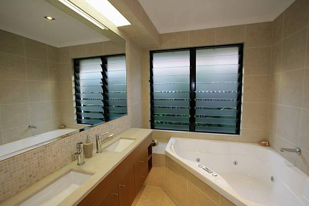 Modern Bathroom stock photo