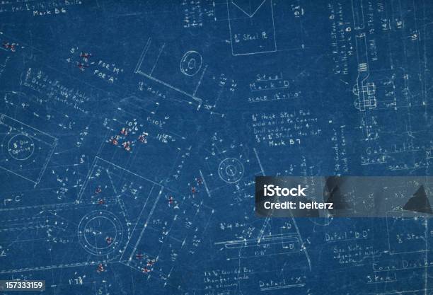 Foto de Os Esquemas e mais fotos de stock de Plano de arquitetura - Plano de arquitetura, Plano de Fundo, Matemática - Opção Educacional